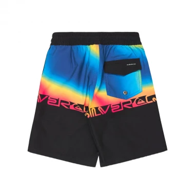 QUIKSILVER EVERYDAY HALF JAM K BOARDSHORTS 13 SPIRAL PRINT BLK