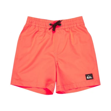 QUIKSILVER EVERYDAY K VOLLEY SWIM SHORTS 12 FIERY CORAL