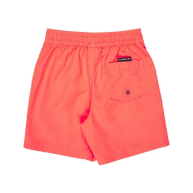 QUIKSILVER EVERYDAY K VOLLEY SWIM SHORTS 12 FIERY CORAL