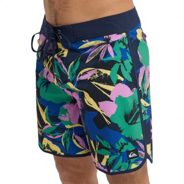 QUIKSILVER SURFSILK SCALLOP BOARDSHORTS 18 DARK NAVY NEXT GEN