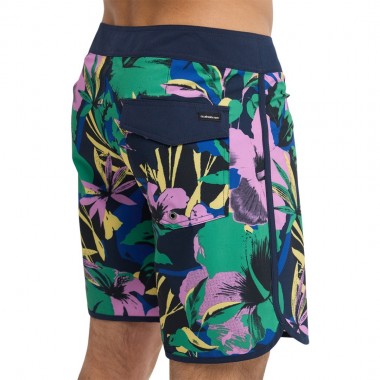 QUIKSILVER SURFSILK SCALLOP BOARDSHORTS 18 DARK NAVY NEXT GEN
