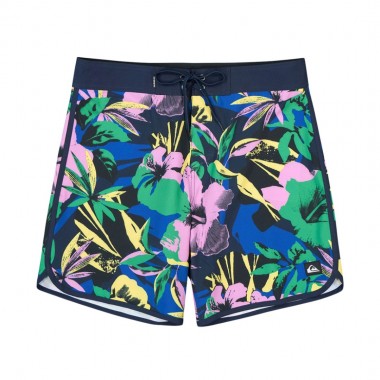 QUIKSILVER SURFSILK SCALLOP BOARDSHORTS 18 DARK NAVY NEXT GEN