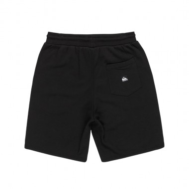 QUIKSILVER SALT WATER ELASTIC WAIST SHORTS BLACK
