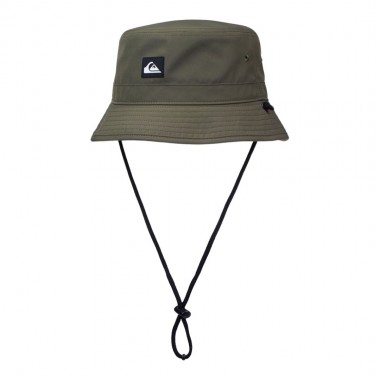 QUIKSILVER AMPHIBIAN BUCKET HAT GRAPE LEAF