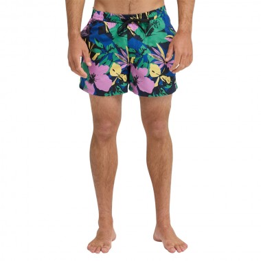 QUIKSILVER EVERYDAY PRINTED VOLLEY SWIM SHORTS 15 DARK NAVY NG