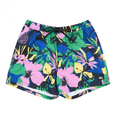 QUIKSILVER EVERYDAY PRINTED VOLLEY SWIM SHORTS 15 DARK NAVY NG