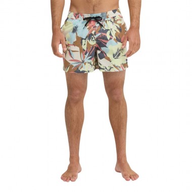 QUIKSILVER EVERYDAY PRT VOLLEY SWIM SHORTS 15 ICE CAMO BONE WHT