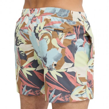 QUIKSILVER EVERYDAY PRT VOLLEY SWIM SHORTS 15 ICE CAMO BONE WHT