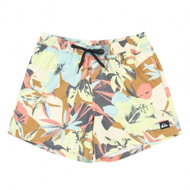 QUIKSILVER EVERYDAY PRT VOLLEY SWIM SHORTS 15 ICE CAMO BONE WHT