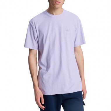 QUIKSILVER SLUB ROUNDNECK T-SHIRT ORCHID PETAL
