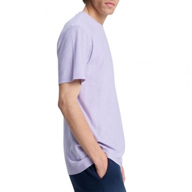 QUIKSILVER SLUB ROUNDNECK T-SHIRT ORCHID PETAL
