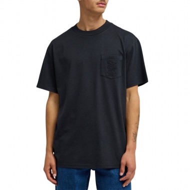 QUIKSILVER OXNI WASHED T-SHIRT BLACK