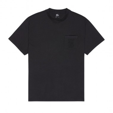 QUIKSILVER OXNI WASHED T-SHIRT BLACK