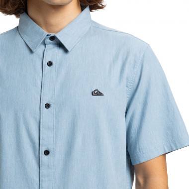QUIKSILVER MW PREMIUM STRETCH SHIRT ASHLEY BLUE