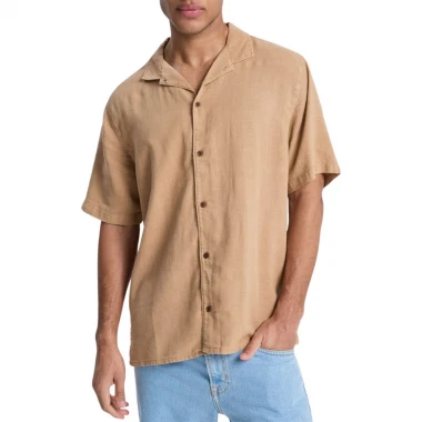 QUIKSILVER SUNRISE SHIRT TOBACCO BROWN