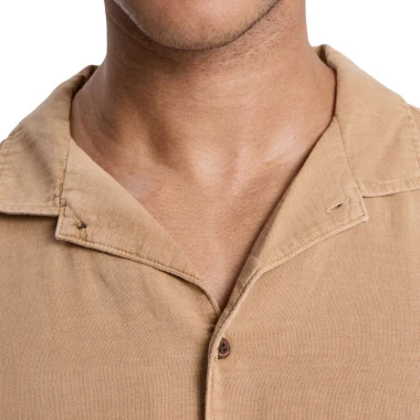 QUIKSILVER SUNRISE SHIRT TOBACCO BROWN