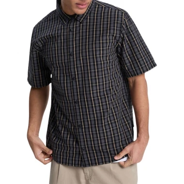 QUIKSILVER STONETOWN SHIRT BLACK BLACK