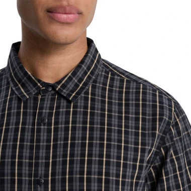 QUIKSILVER STONETOWN SHIRT BLACK BLACK