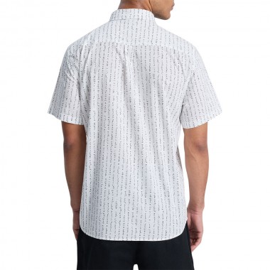 QUIKSILVER APERO CLASSIC SHIRT ICE CAMO BONE WHITE