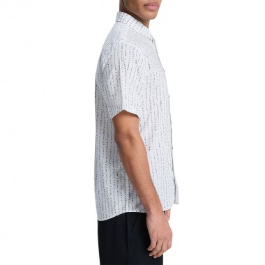QUIKSILVER APERO CLASSIC SHIRT ICE CAMO BONE WHITE