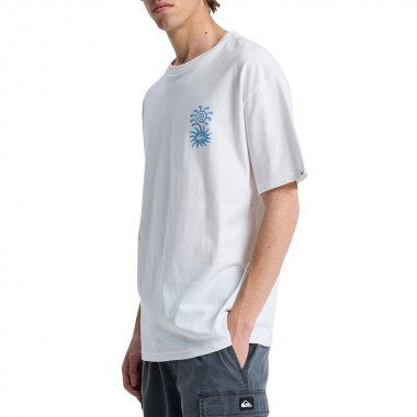 QUIKSILVER EVO BLOSSOM OF PEACE T-SHIRT SNOW WHITE