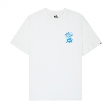 QUIKSILVER EVO BLOSSOM OF PEACE T-SHIRT SNOW WHITE