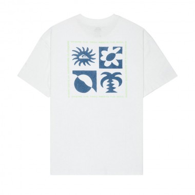 QUIKSILVER EVO BLOSSOM OF PEACE T-SHIRT SNOW WHITE