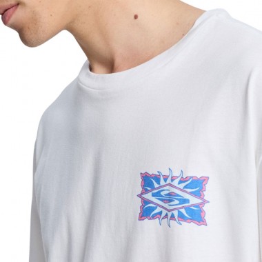 QUIKSILVER EV STARFISH STAMP T-SHIRT SNOW WHITE
