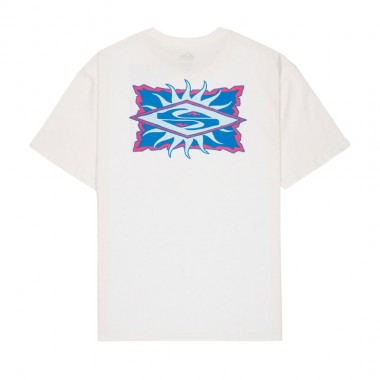 QUIKSILVER EV STARFISH STAMP T-SHIRT SNOW WHITE