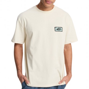 QUIKSILVER SERENITY SPLASH T-SHIRT BONE WHITE