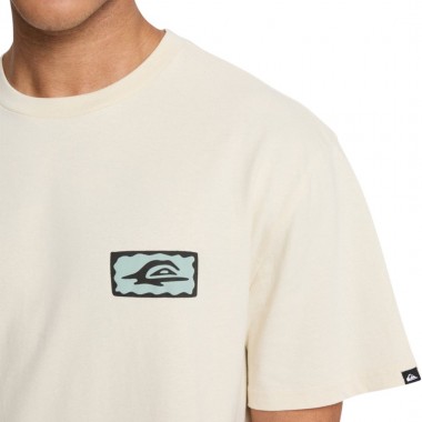 QUIKSILVER SERENITY SPLASH T-SHIRT BONE WHITE