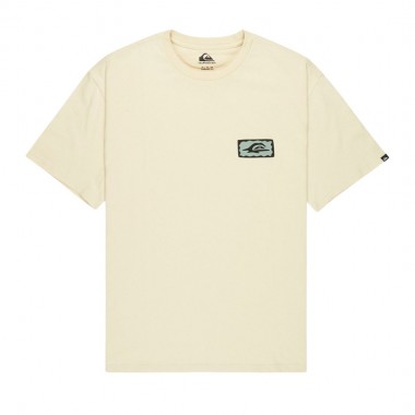 QUIKSILVER SERENITY SPLASH T-SHIRT BONE WHITE