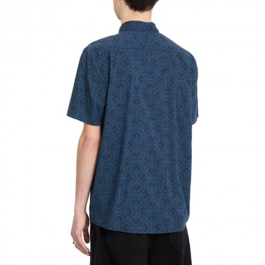 VOLCOM SCALER STONE WOVEN SHIRT MIDNIGHT BLUE