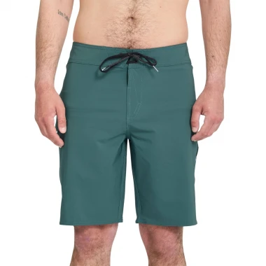 VOLCOM LIDO SOLID MOD BOARDSHORTS 20 RIFLE GREEN