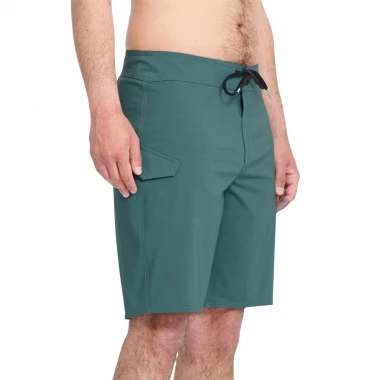 VOLCOM LIDO SOLID MOD BOARDSHORTS 20 RIFLE GREEN