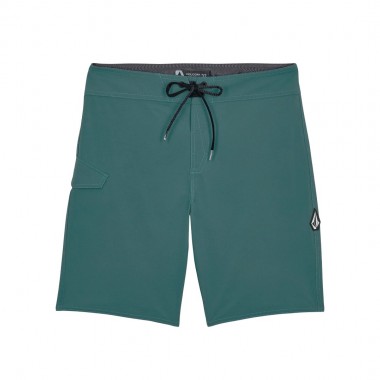 VOLCOM LIDO SOLID MOD BOARDSHORTS 20 RIFLE GREEN