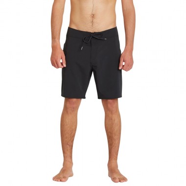VOLCOM LIDO SOLID MOD BOARDSHORTS 18 BLACK