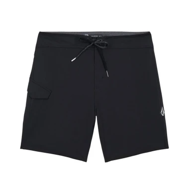 VOLCOM LIDO SOLID MOD BOARDSHORTS 18 BLACK