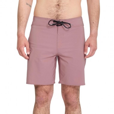 VOLCOM LIDO SOLID MOD BOARDSHORTS 18 STONE ROSE