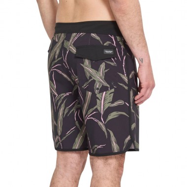 VOLCOM ENCOUNTER SCALLOP MOD BOARDSHORTS 19 BLACK