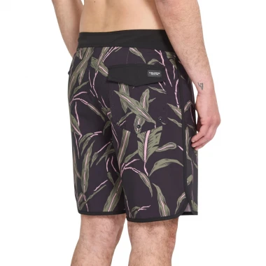 VOLCOM ENCOUNTER SCALLOP MOD BOARDSHORTS 19 BLACK