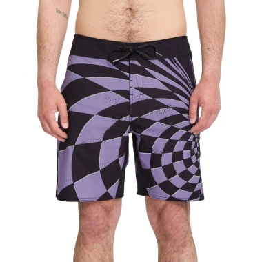VOLCOM SPIRAL STN MOD BOARDSHORTS 19 VIOLET
