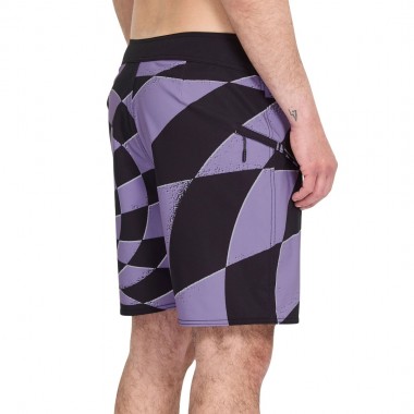 VOLCOM SPIRAL STN MOD BOARDSHORTS 19 VIOLET