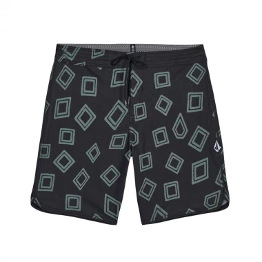 VOLCOM CONTACT SCALLOP STONEY BOARDSHORTS 19 BLACK