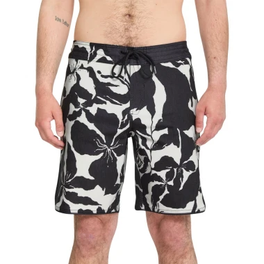 VOLCOM CONTACT SCALLOP STONEY BOARDSHORTS 19 OFF WHITE