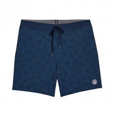 VOLCOM PSYCH COTTON STONEY BOARDSHORTS 17 MIDNIGHT BLUE
