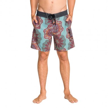 VOLCOM PCS STAR SHIELDS STONEY BOARDSHORTS BLACK