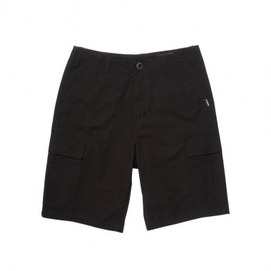 VOLCOM STRANGE TRIPPER CARGO SHORTS 22 BLACK