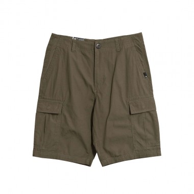 VOLCOM STRANGE TRIPPER CARGO SHORTS 22 WINTERMOSS