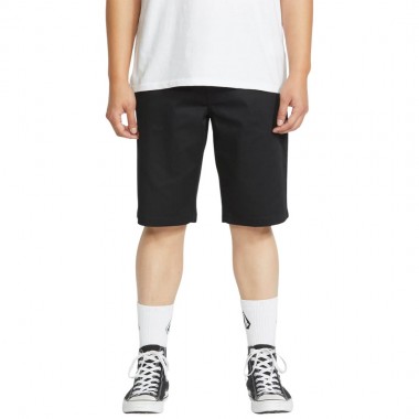 VOLCOM FRICKIN MODERN STRETCH SHORTS 21 BLACK